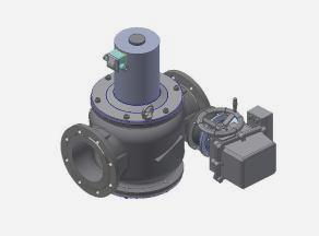 Газовый клапан двухпозиционный ТермоБрест ВН1 1/2М-2КЕ ст фл, НТ00137058